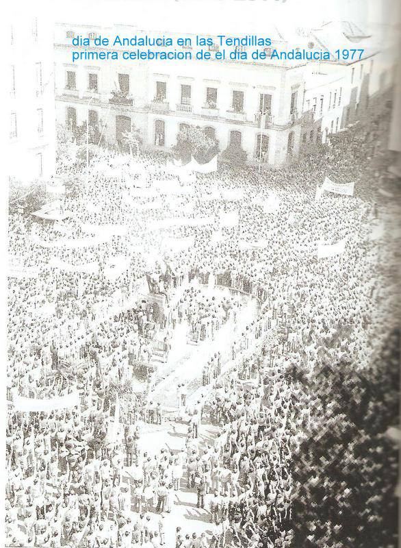 Celebración del Día de Andalucía 1977