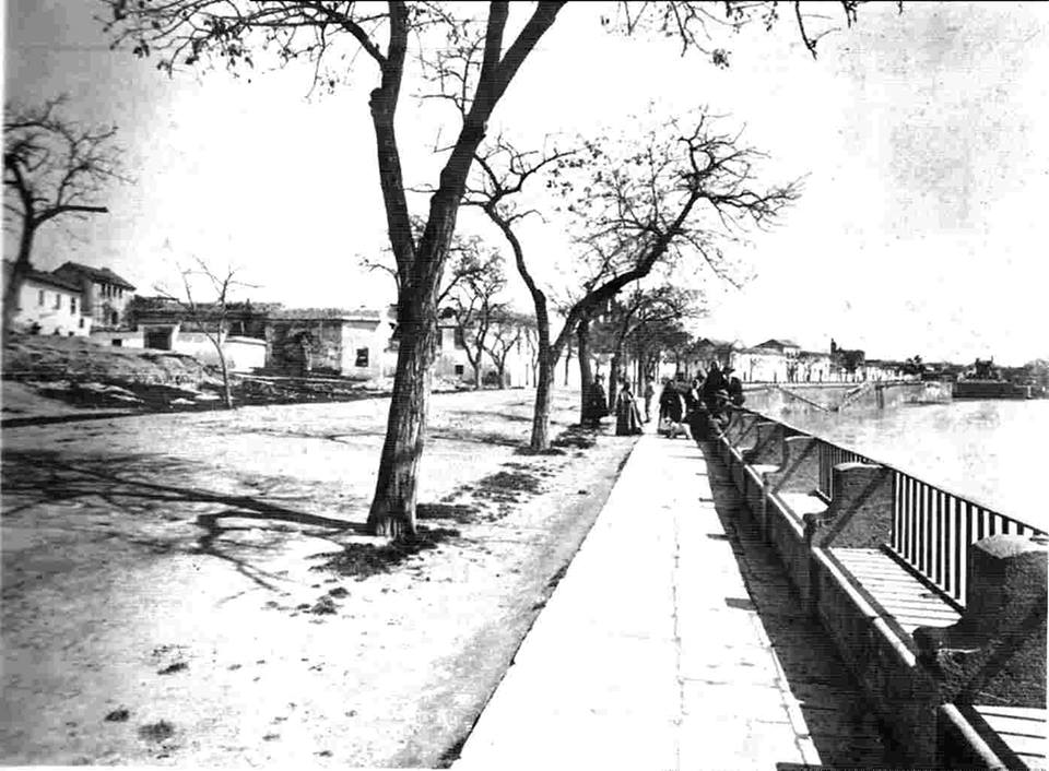Paseo de La Ribera a principios del siglo XX