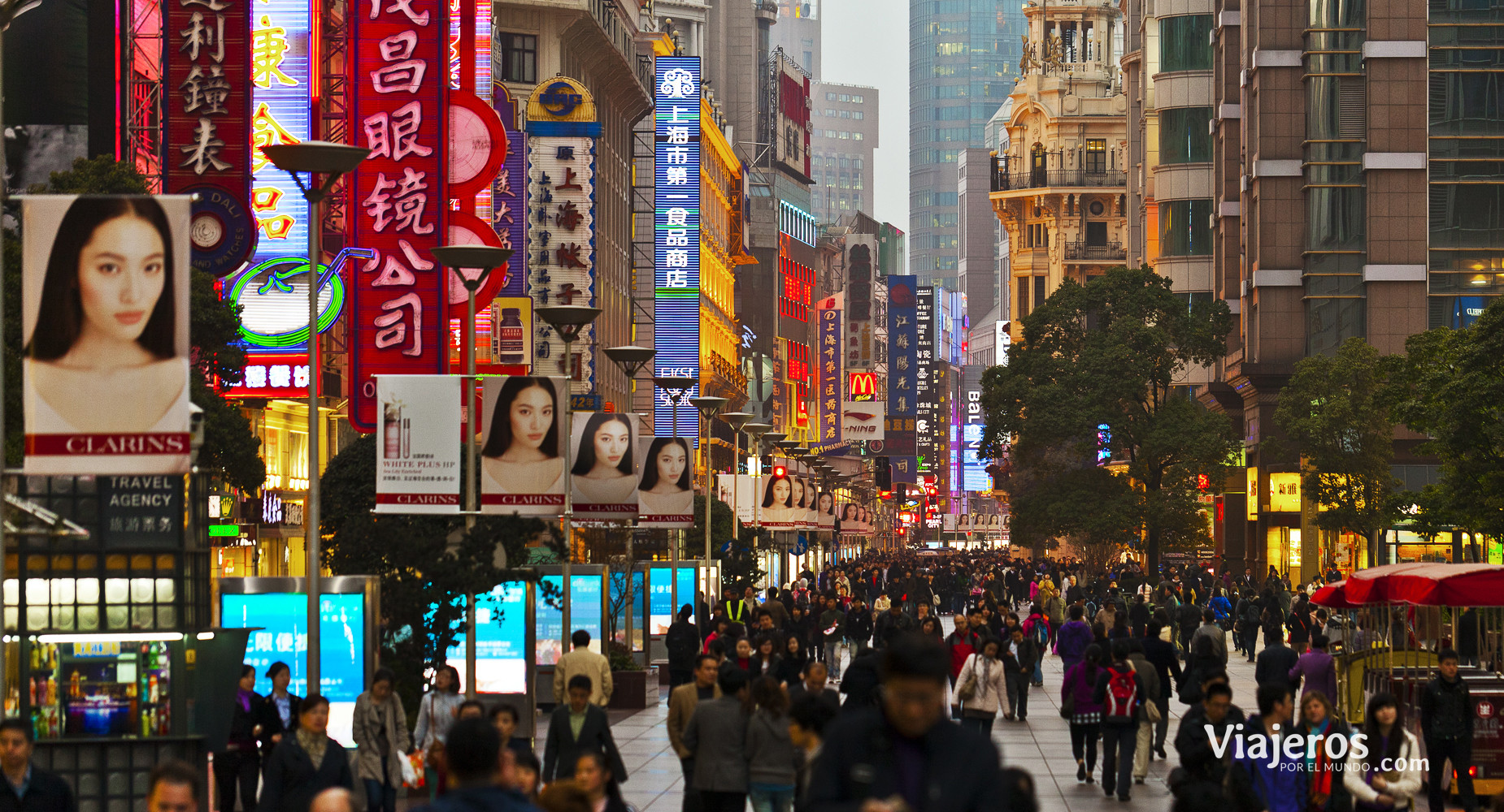 Calle en Shangai