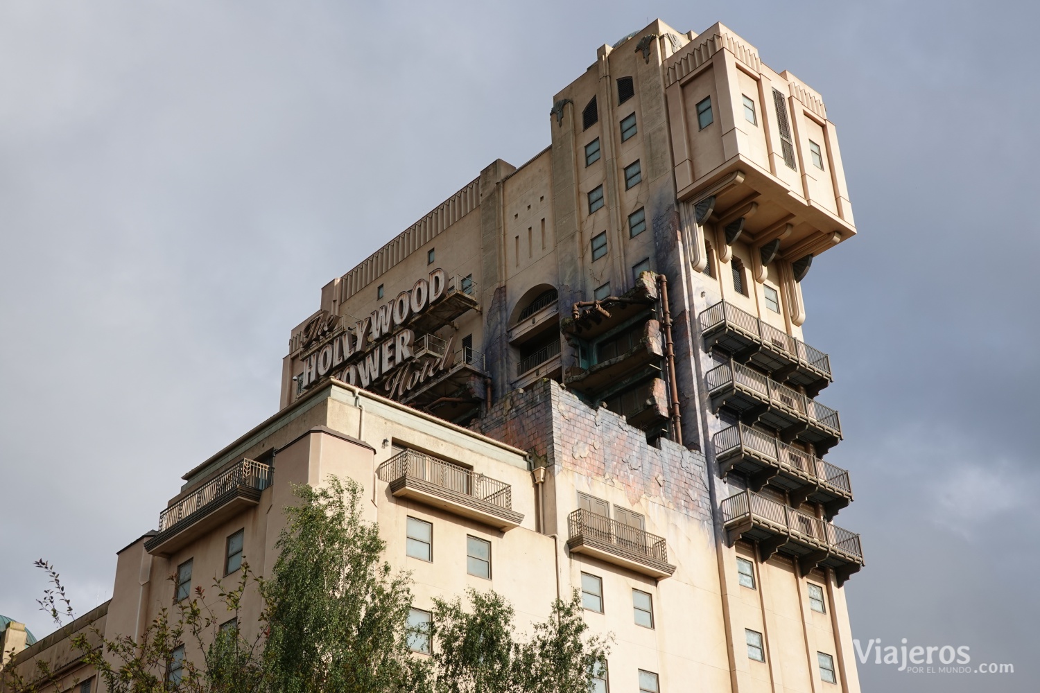 Atracción The Hollywood Tower en Disney Studios