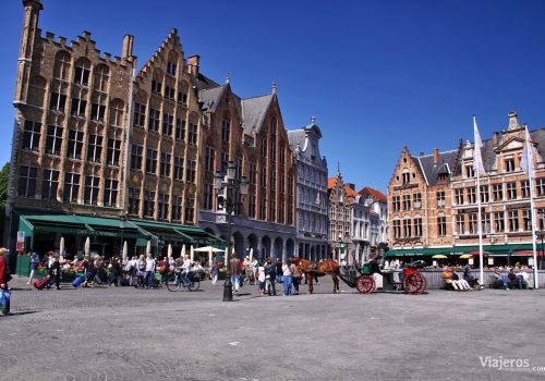 Plaza Burg, centro político de Brujas