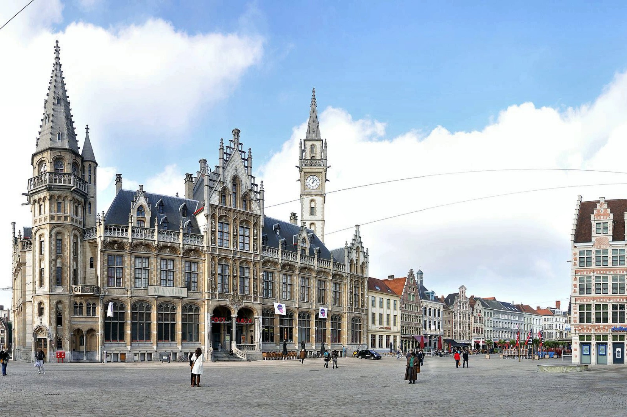 qué ver en Gante Plaza Korenmarkt