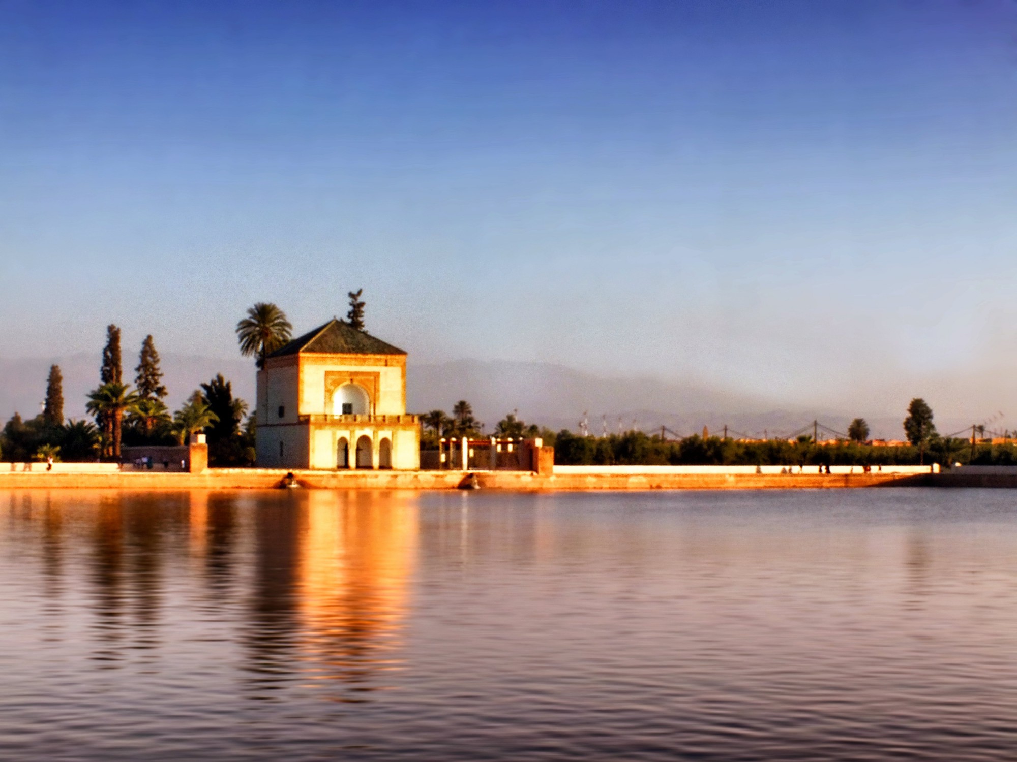 que ver en Marrakech Jardines de Menara