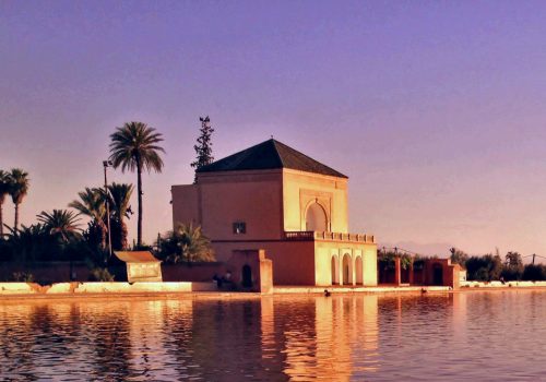 Los Jardines de Menara, la más hermosa puesta de sol