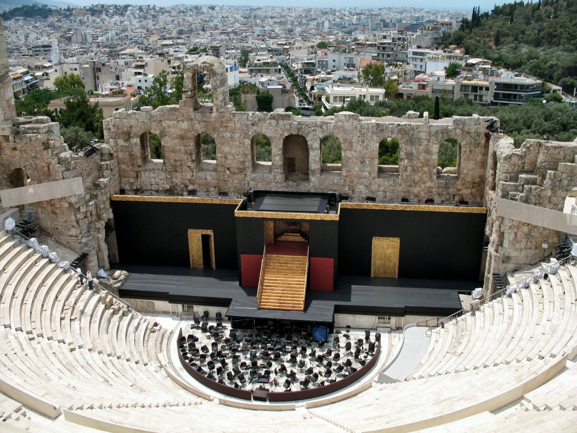 qué ver en Atenas Odeón de Herodes Ático