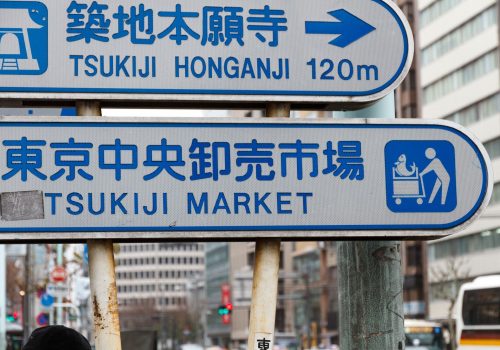 Mercado Tsukiji, pescados en el central