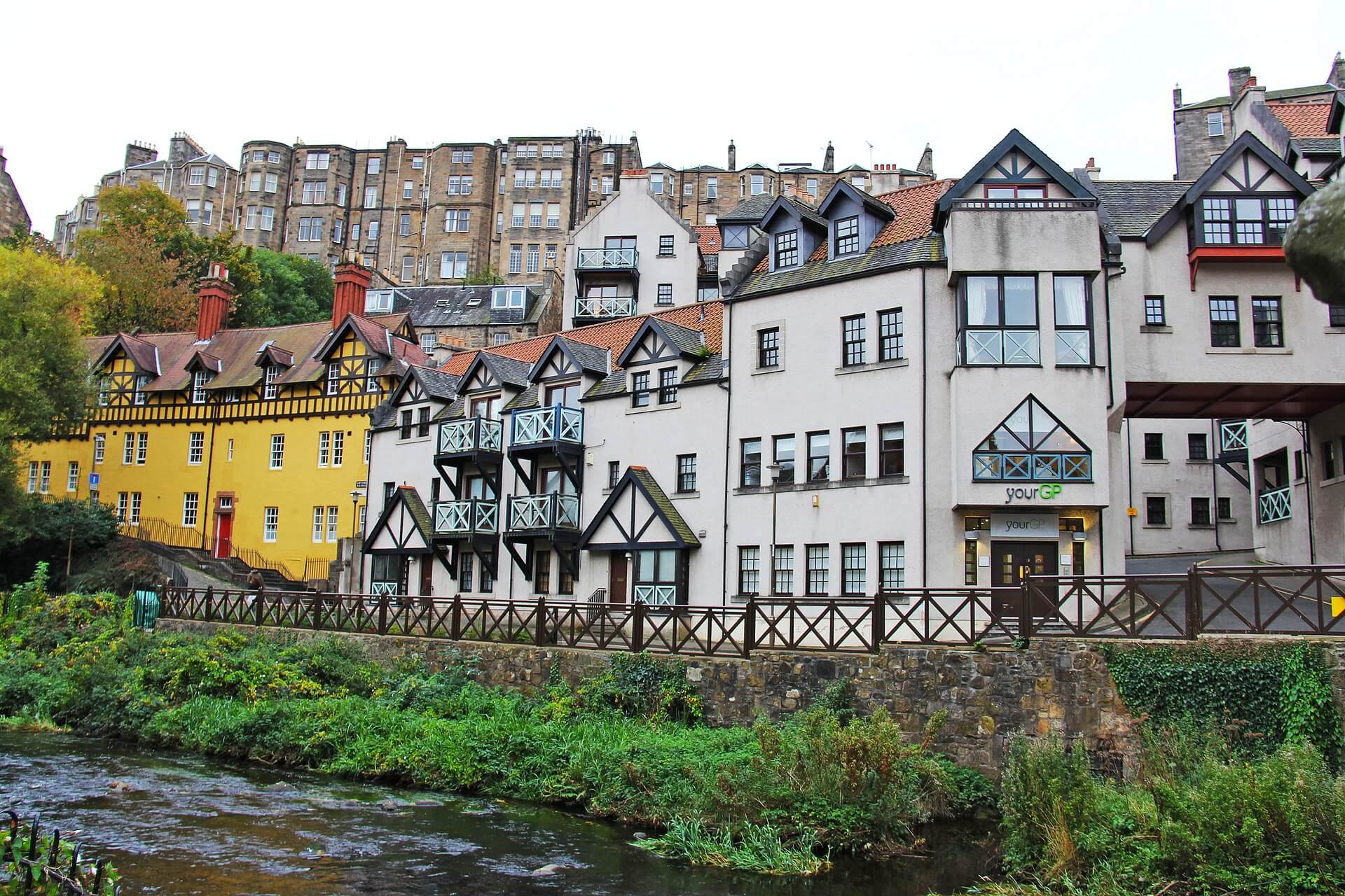 Dean Village lugares para ver en Edimburgo