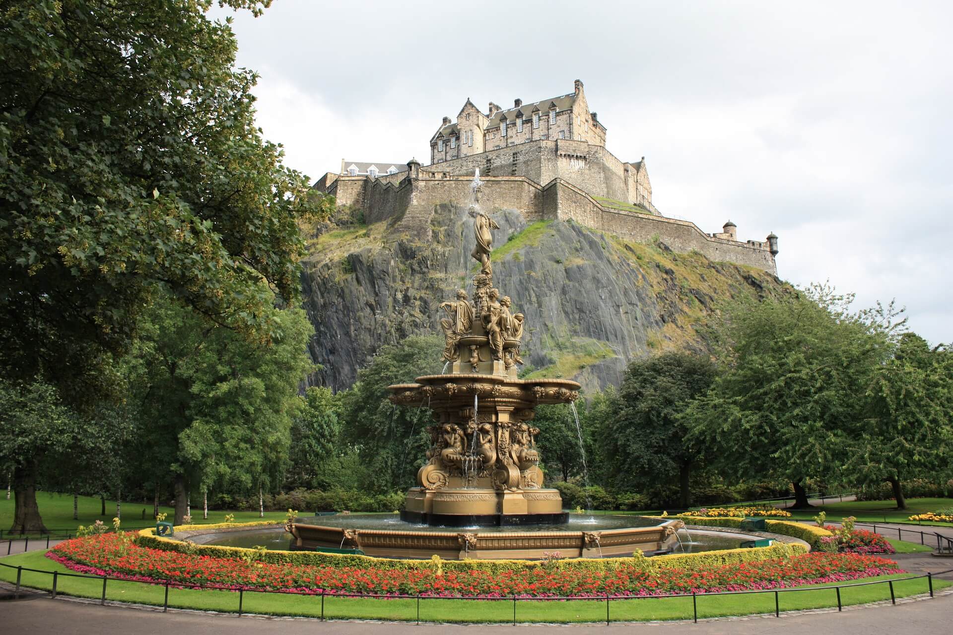 qué ver en Edimburgo Princes Street Gardens